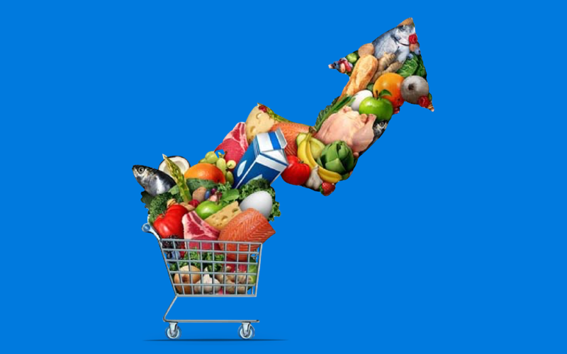 grocery cart arrow image
